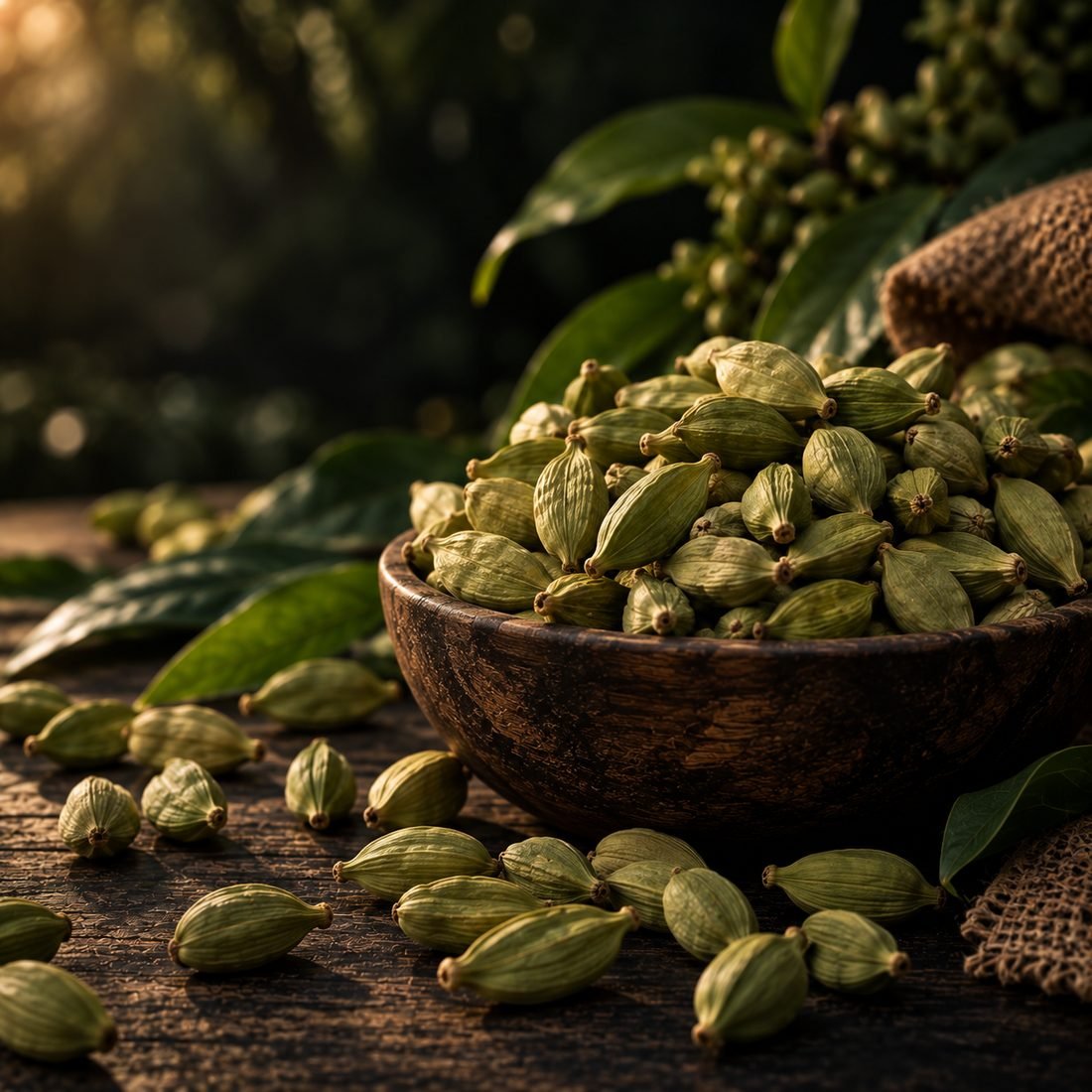 Indian cardamom for international export